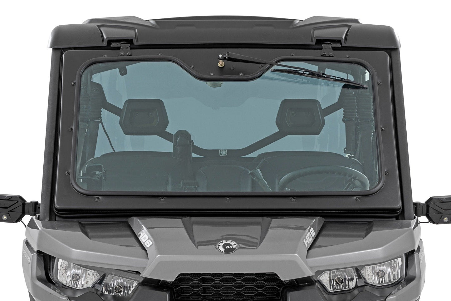 Rough Country 99084 Universal UTV Powered Wiper w/Washer Tank | 16" Blade