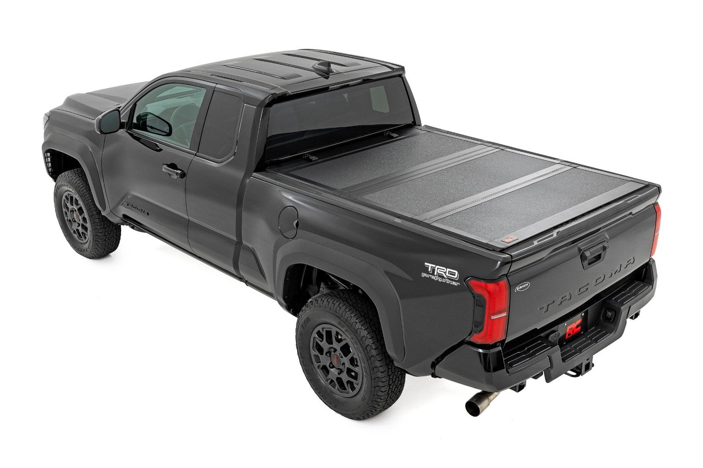 Rough Country 49420650 Hard Tri-Fold Flip Up Bed Cover | 6' Bed | Toyota Tacoma 2WD/4WD (2024-2026)