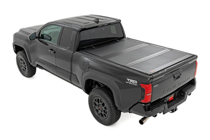 Rough Country 49420650 Hard Tri-Fold Flip Up Bed Cover | 6' Bed | Toyota Tacoma 2WD/4WD (2024-2026)
