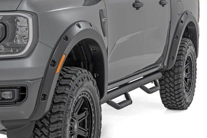 Rough Country F-F12401-NE Pocket Fender Flares | NE Cactus Gray | Ford Ranger 2WD/4WD (2024-2025)