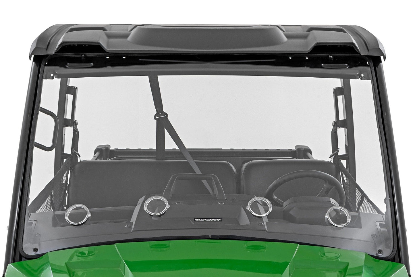 Rough Country 98222275 Vented Full Windshield | Scratch Resistant | John Deere Gator XUV 835E