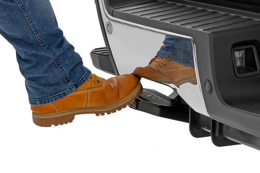 Rough Country PW051579 Retractable Bed Step | Manual Pull | Ford F-250/F-350 Super Duty (23-26)
