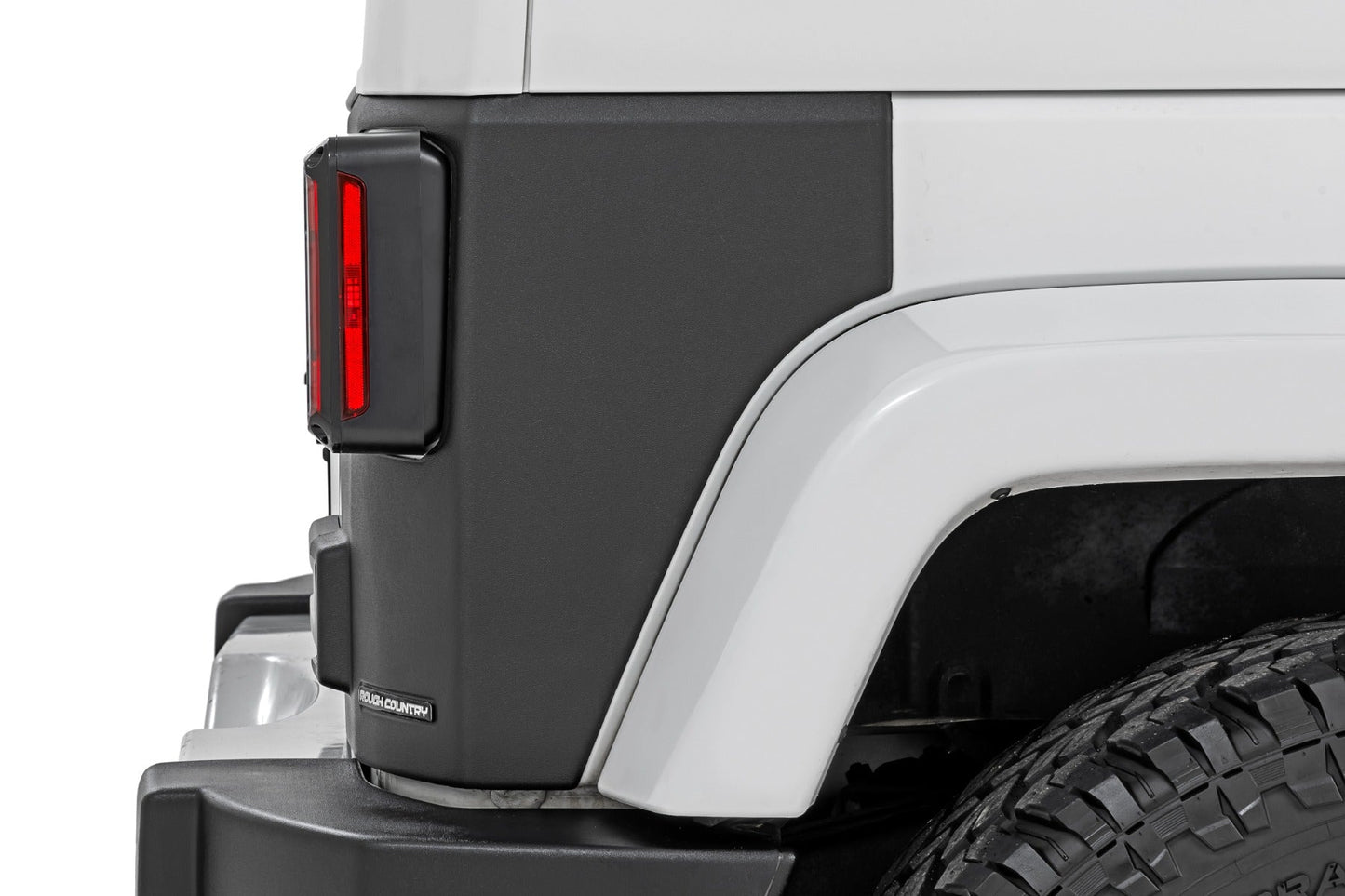 Rough Country TC13022 Trail Cladding | Rear Corners | Jeep Wrangler JK/Wrangler Unlimited  (07-18)