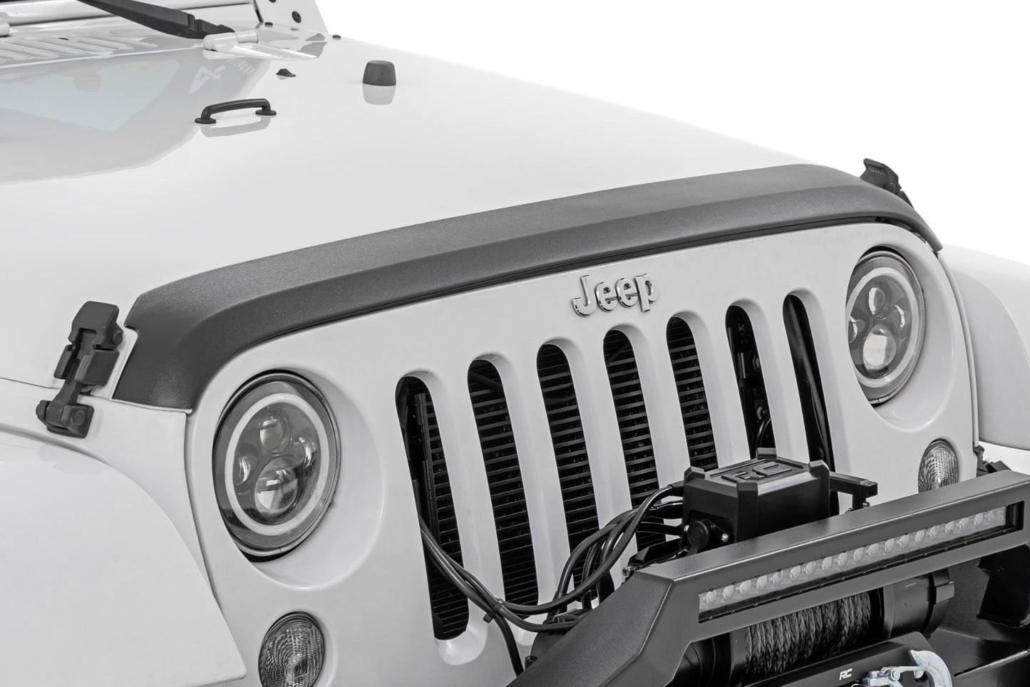 Rough Country TC105200 Trail Cladding | Hood Protector | Jeep Wrangler JK/Wrangler Unlimited  (07-18)