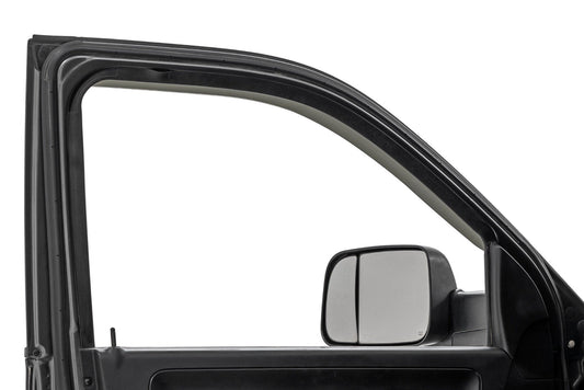 Rough Country 942924 Side Window Deflectors | Tape On Rain Guard | Ram 1500 (09-18)/2500 (10-26)