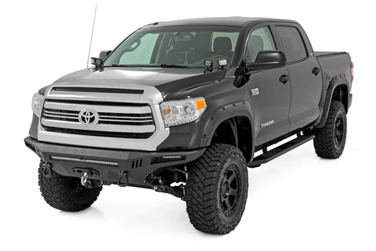 Rough Country 14005 OV2 Running Boards | Side Step Bars | Crew Cab | Toyota Tundra 2WD/4WD (07-21)