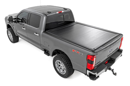Rough Country 51507650 Powered Bed Cover | 6'10" Bed | Ford F-250/F-350 Super Duty 2WD/4WD (17-26)