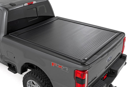 Rough Country 51507650 Powered Bed Cover | 6'10" Bed | Ford F-250/F-350 Super Duty 2WD/4WD (17-26)