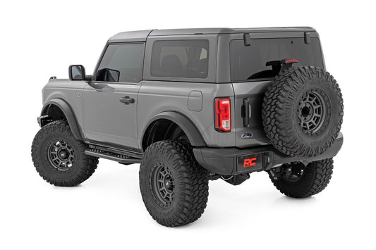 Rough Country 14004 OV2 Running Boards | Side Step Bars | 2-Door | Ford Bronco (2 Door) (21-25)