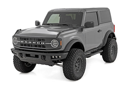 Rough Country 14004 OV2 Running Boards | Side Step Bars | 2-Door | Ford Bronco (2 Door) (21-25)