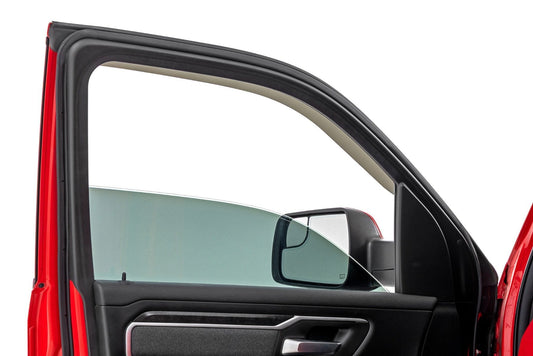 Rough Country 941924 Side Window Deflectors | Tape On Rain Guard | Ram 1500 (19-26)/1500 TRX (21-24)