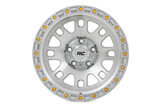Rough Country 82170913C Rough Country 82 Series Wheel | One-Piece | Full Machined  | 17x9 | 5x4.5 | -12mm