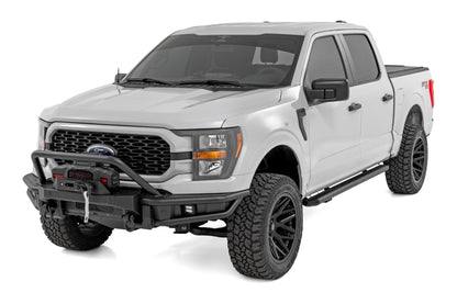 Rough Country 51216W Front Bumper | Tubular |Winch Mount | Ford F-150 2WD/4WD (2021-2023)