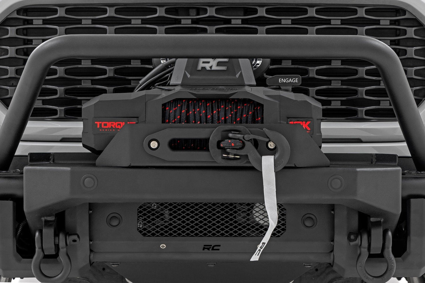 Rough Country 51216W Front Bumper | Tubular |Winch Mount | Ford F-150 2WD/4WD (2021-2023)