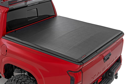 Rough Country 42415551 Soft Roll Up Bed Cover | 5' Bed | Toyota Tacoma 2WD/4WD (2024-2026)