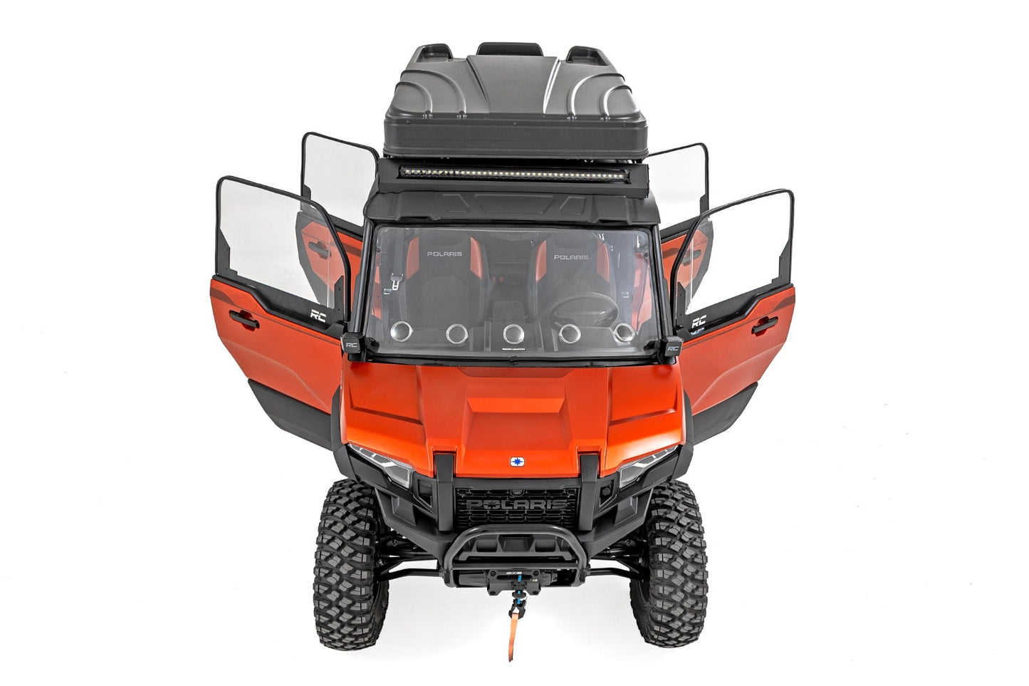 Rough Country 93202 Side Windows | Scratch Resistant | Polaris Xpedition ADV 5
