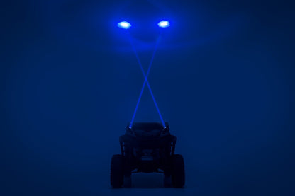 Rough Country 78880 Laser Whip Light Kit | RGBW | 2400 Lumens | Pair