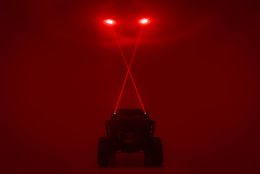 Rough Country 78880 Laser Whip Light Kit | RGBW | 2400 Lumens | Pair