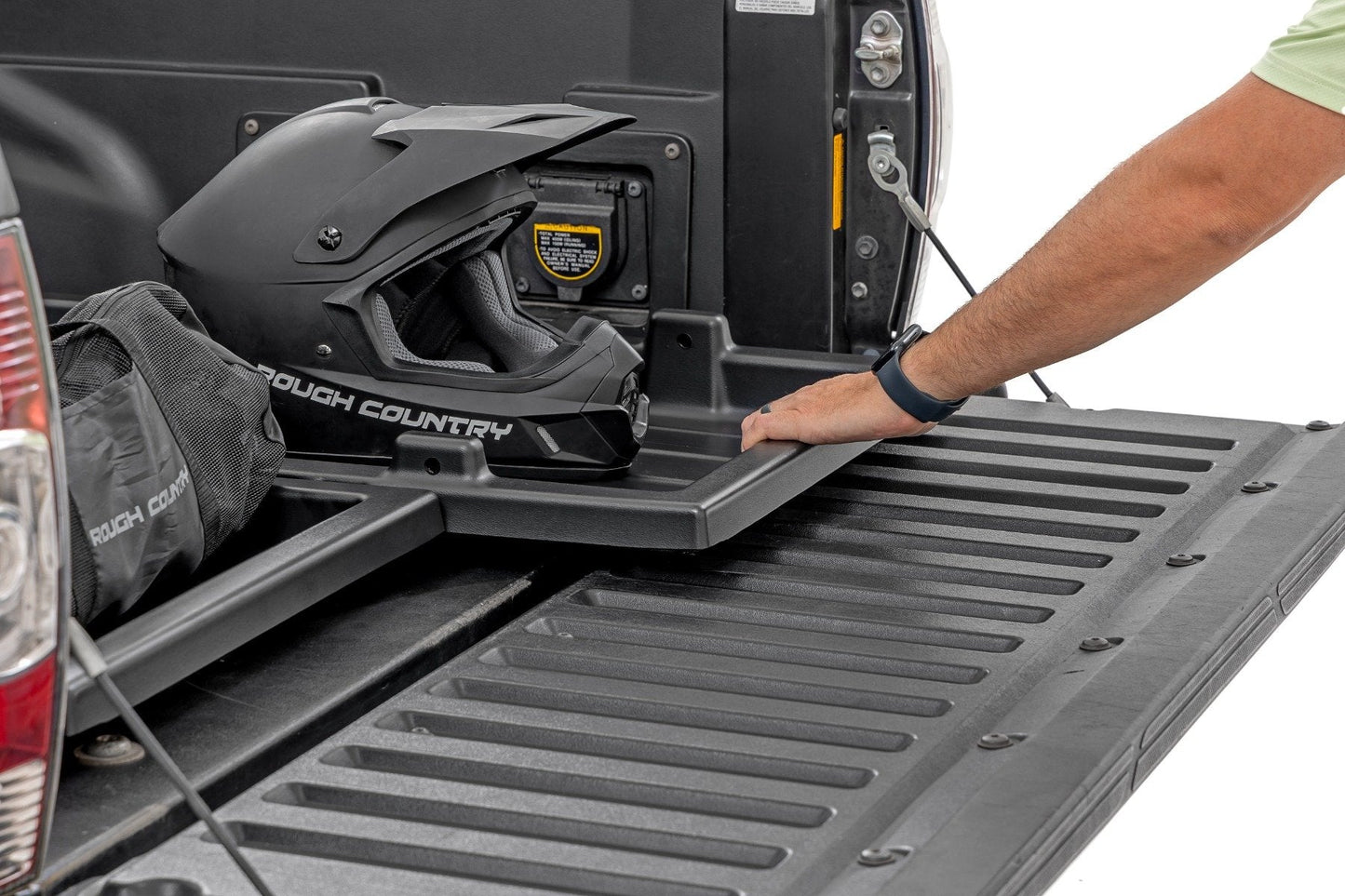 Rough Country 10210 Truck Bed Cargo Storage Tray | Mid-Size Bed Storage Tray | Easy Access