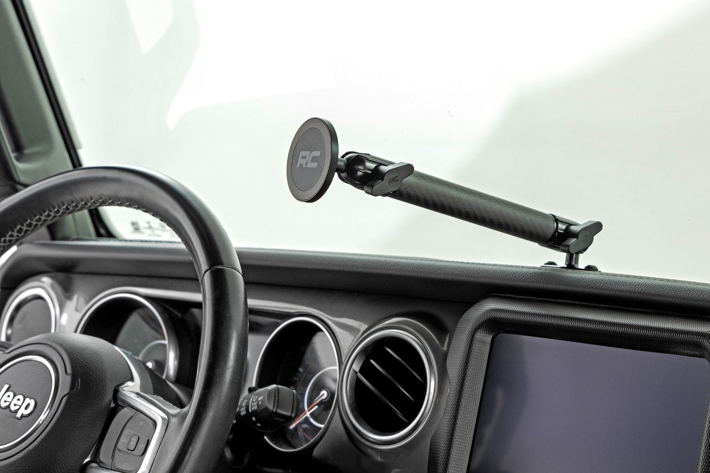 Rough Country 10661 Dash Mount | 8" Mount Kit | Jeep Gladiator JT/Wrangler JL 4WD (2018-2025)