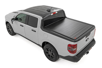 Rough Country 50214500 Hard Roll Up Bed Cover | 4'6" Bed | Ford Maverick 2WD/4WD (2022-2026)
