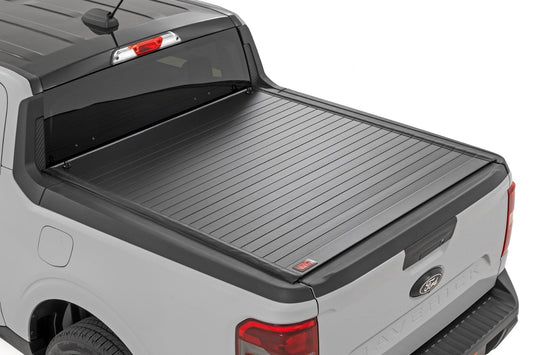 Rough Country 50214500 Hard Roll Up Bed Cover | 4'6" Bed | Ford Maverick 2WD/4WD (2022-2026)