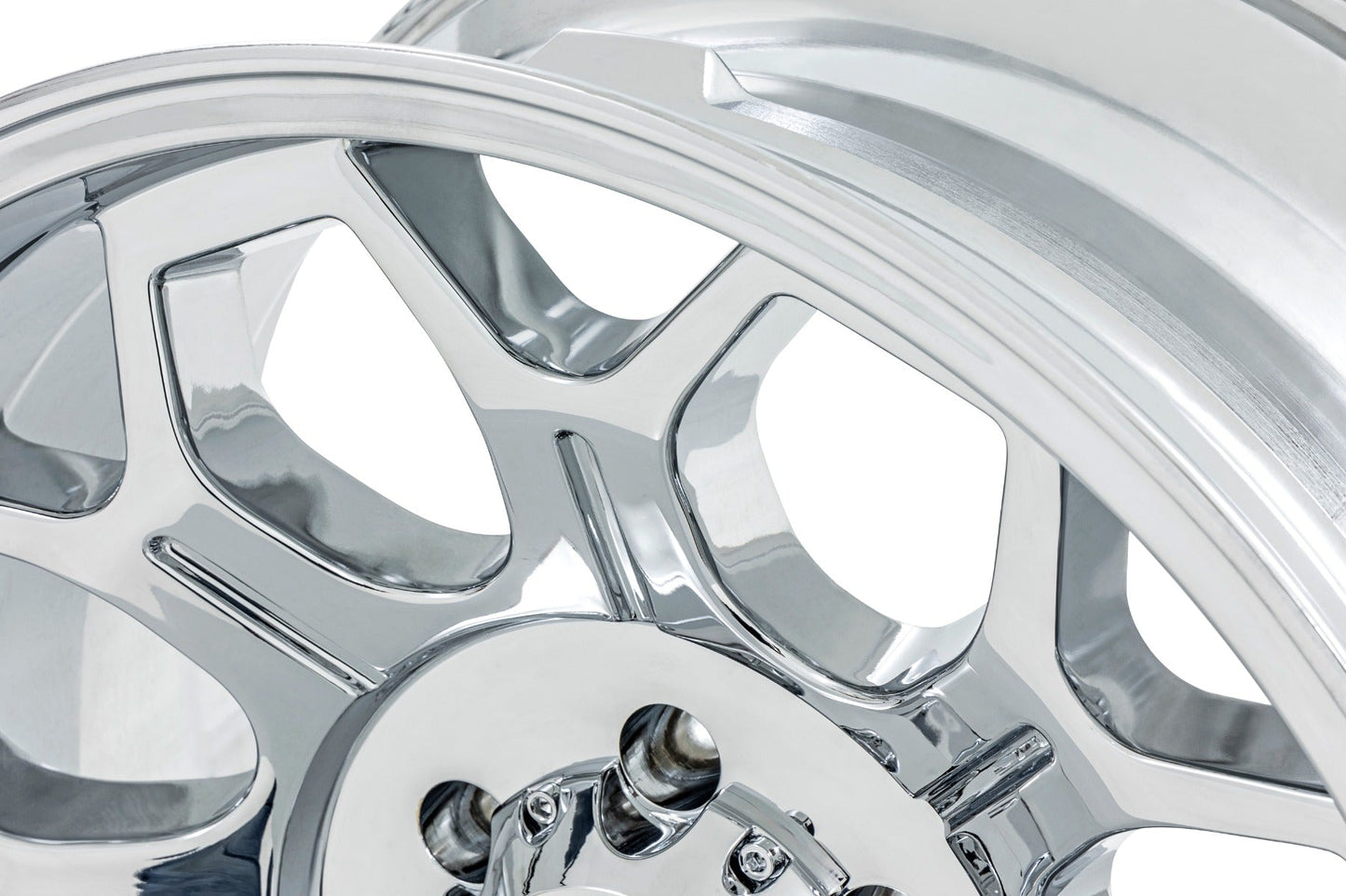 Rough Country 77201217C Rough Country 77 Series Wheel | One-Piece | Chrome | 20x9 | 6x135 | -12mm