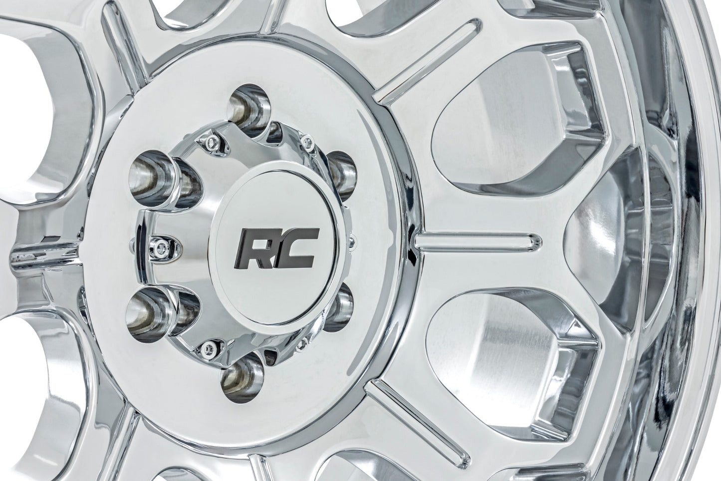 Rough Country 77200912C Rough Country 77 Series Wheel | One-Piece | Chrome | 20x9 | 6x5.5 | 0mm