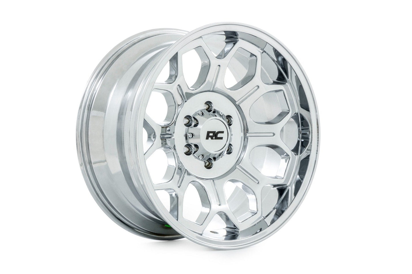 Rough Country 77224412 Rough Country 77 Series Wheel | One-Piece |Chrome | 22x12 | 6x5.5 | -44mm
