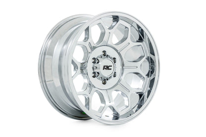 Rough Country 77200912C Rough Country 77 Series Wheel | One-Piece | Chrome | 20x9 | 6x5.5 | 0mm
