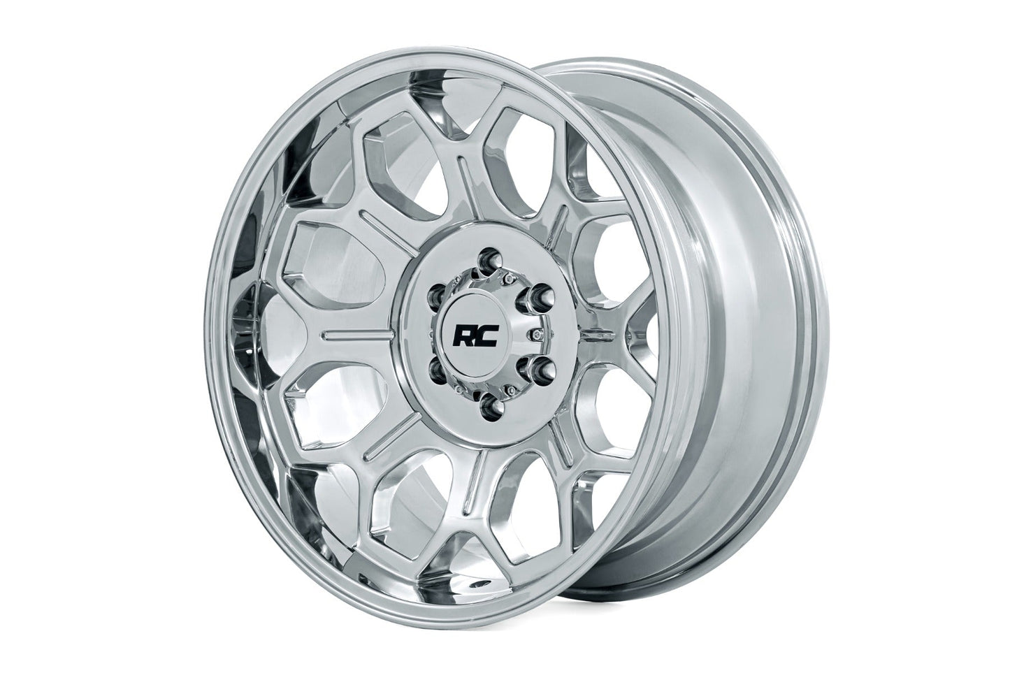 Rough Country 77224417 Rough Country 77 Series Wheel | One-Piece |Chrome | 22x12 | 6x135 | -44mm