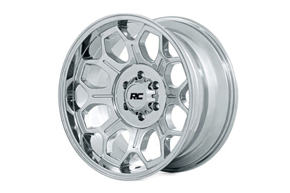 Rough Country 77224406 Rough Country 77 Series Wheel | One-Piece |Chrome | 22x12 | 8x180 | -44mm