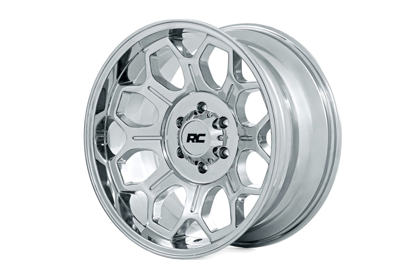 Rough Country 77201217C Rough Country 77 Series Wheel | One-Piece | Chrome | 20x9 | 6x135 | -12mm