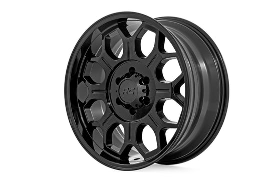 Rough Country 77200917 Rough Country 77 Series Wheel | One-Piece | Semi Gloss Black | 20x9 | 6x135 | 0mm
