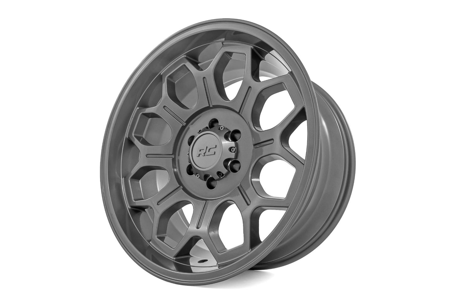 Rough Country 77201817G Rough Country 77 Series Wheel | One-Piece | Gunmetal Gray | 20x9 | 6x135 | +18mm