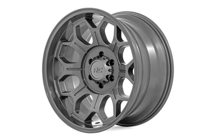 Rough Country 77201217G Rough Country 77 Series Wheel | One-Piece | Gunmetal Gray | 20x9 | 6x135 | -12mm