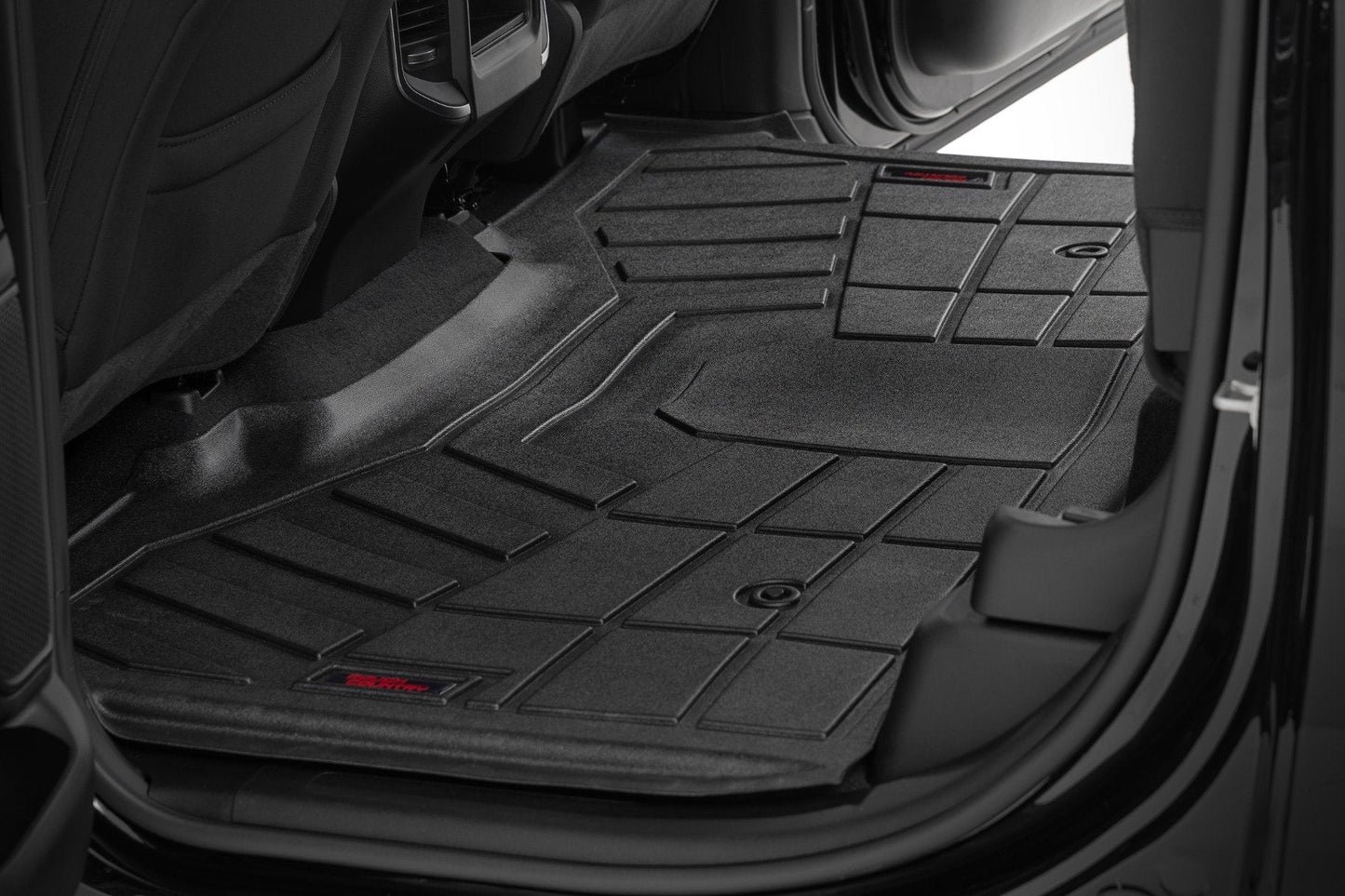 Rough Country SM31630 Sure-Fit Floor Mats | Front & Rear | Crew | Ram 1500 2WD/4WD (2025-2026)