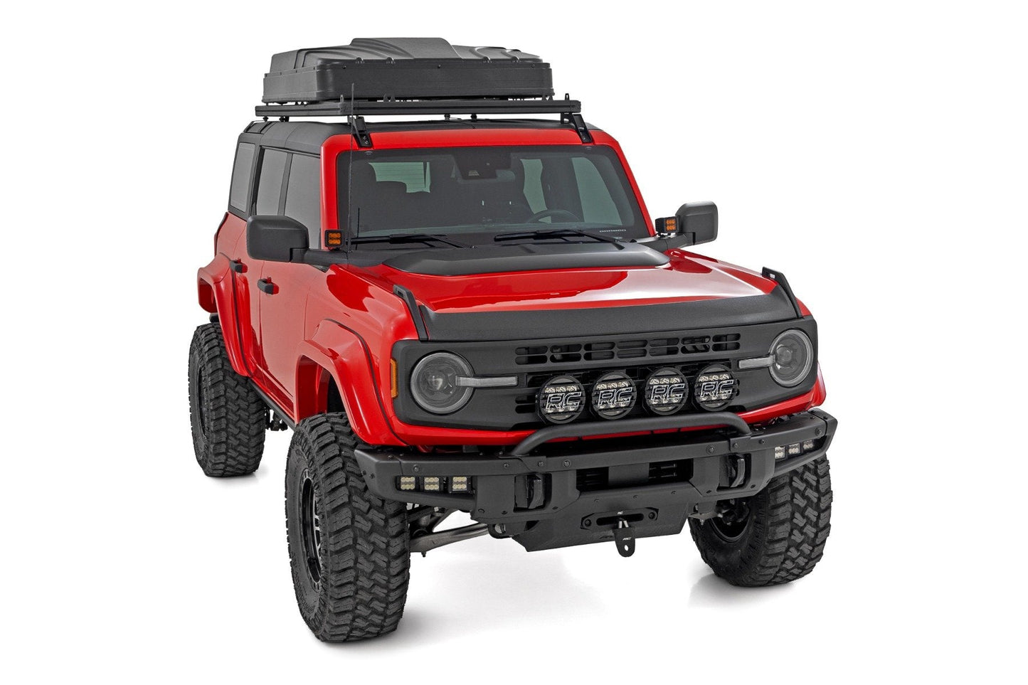 Rough Country HS30020-G4 Hood Scoop | G4 Azure Gray | Ford Bronco 4WD (2021-2025)