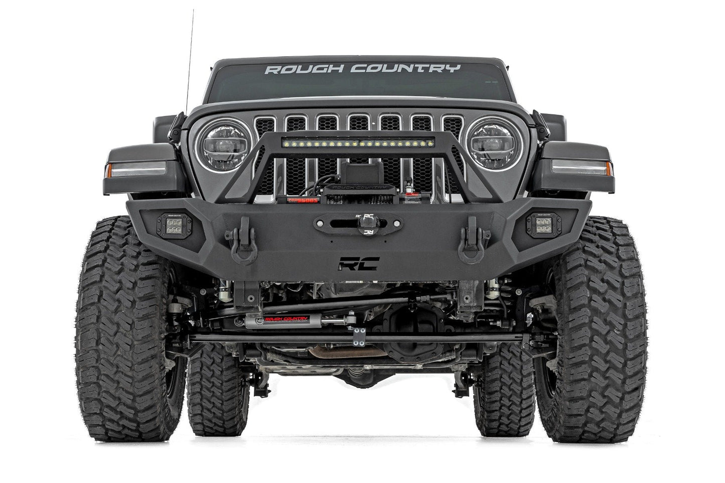 Rough Country 10663 High Steer Kit | w/ N3 Steering Stabilizer | Jeep Gladiator JT/Wrangler JL (18-25)
