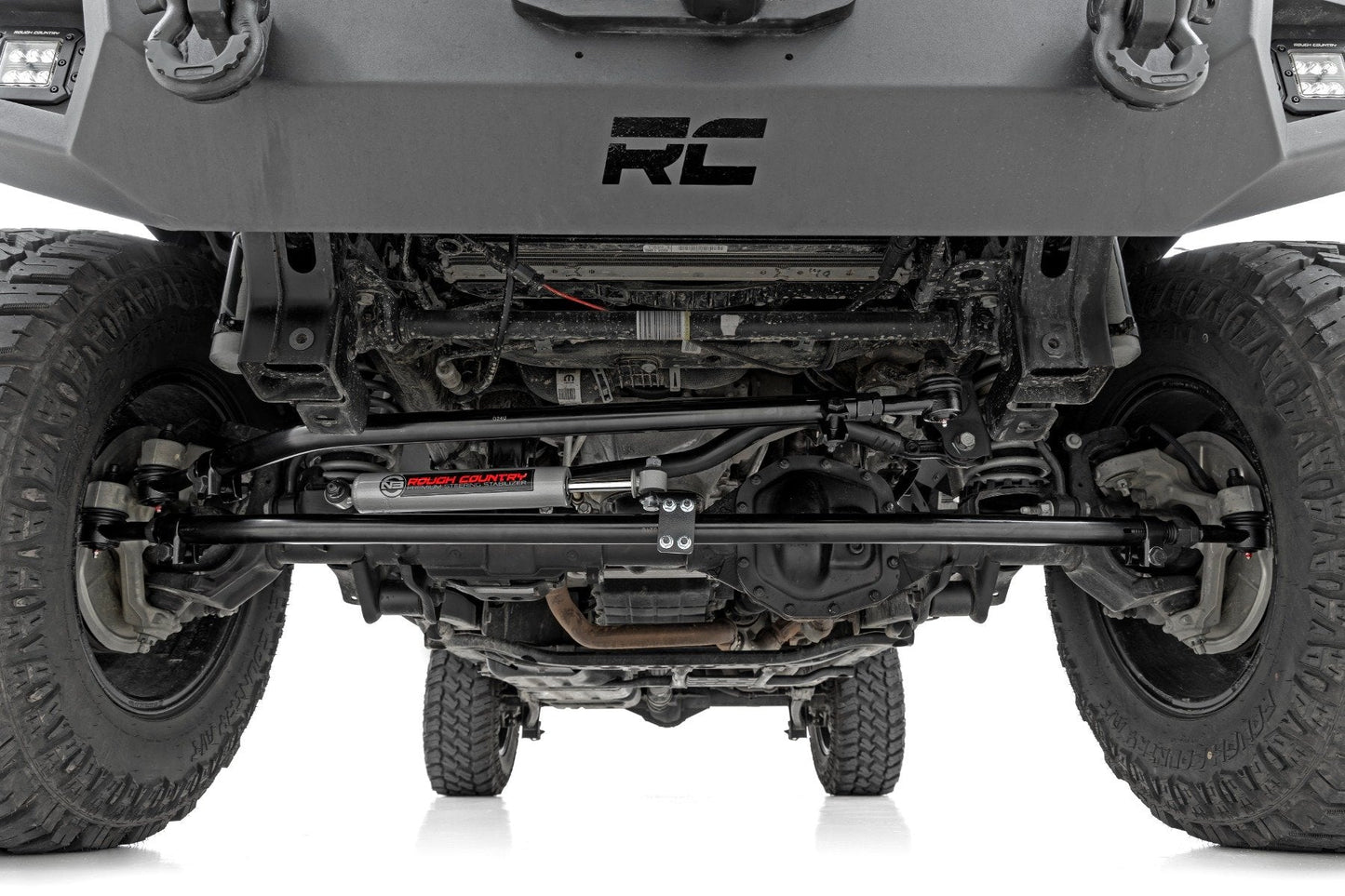 Rough Country 10663 High Steer Kit | w/ N3 Steering Stabilizer | Jeep Gladiator JT/Wrangler JL (18-25)