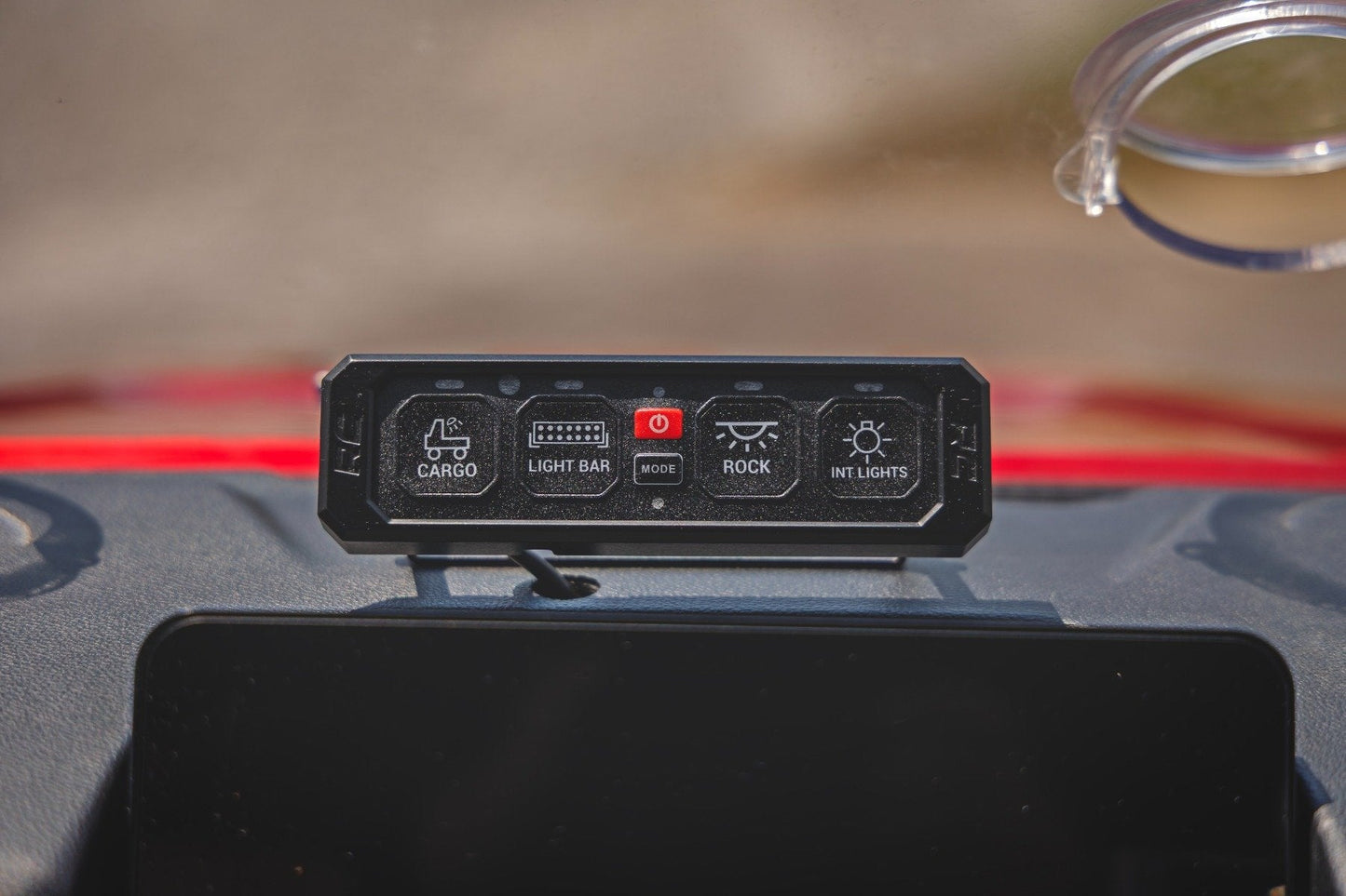 Rough Country 70965 4 Gang Switch Panel | RGB Backlit Buttons | Multifunction Modes