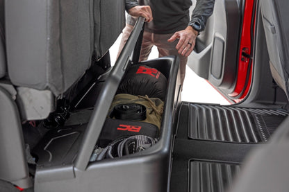 Rough Country RC09071 Under Seat Storage with Locking Lid | Crew Cab | Chevy/GMC 1500/2500HD/3500HD (19-26 & Classic)