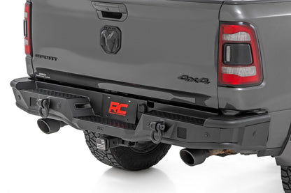 Rough Country 51215 Rear Bumper | Tubular | Ram 1500 2WD/4WD (2019-2024)