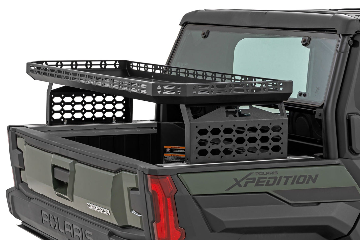 Rough Country 93197 Bed Rack | Spare Tire Mount | Polaris Xpedition XP