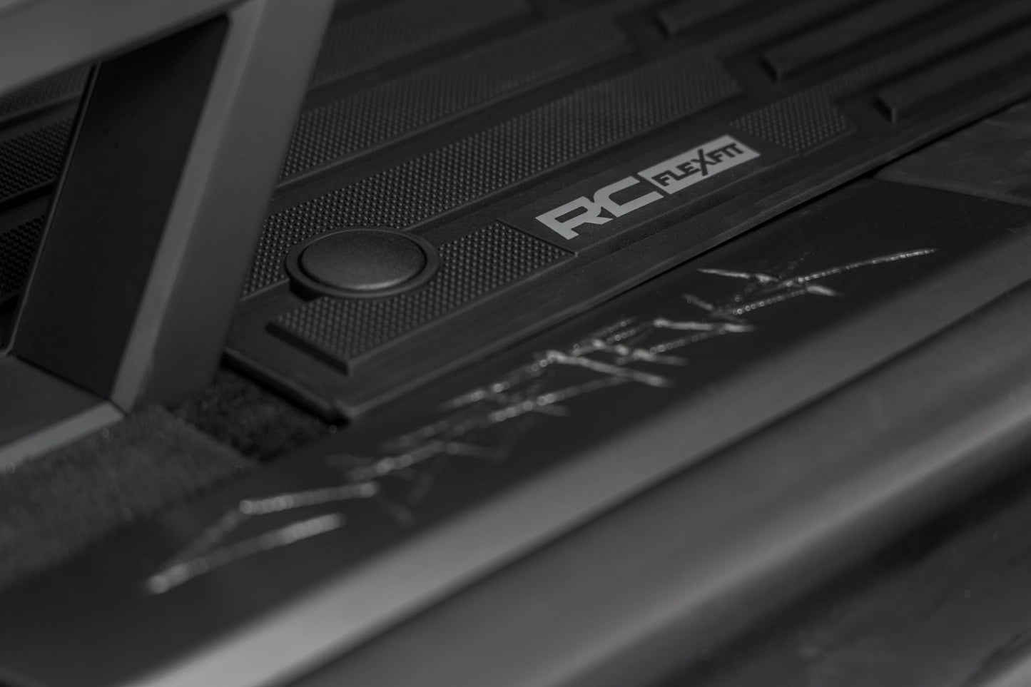 Rough Country FF-71502 Flex-Fit Floor Mats | FR & RR | Tesla /Cybertruck 4WD (2024-2025)