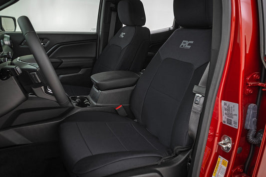 Rough Country 91069 Seat Covers | Front Bucket  | Rear Bench | Chevy/GMC Canyon/Colorado (23-26)