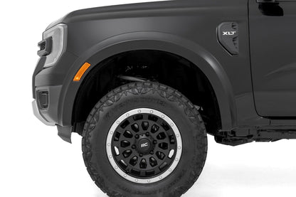 Rough Country S-F12401-M7 Fender Flares | Sport | M7 Carbonized Gray | Ford Ranger 2WD/4WD (2024-2025)
