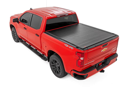 Rough Country 50210650 Hard Roll Up Bed Cover | 6'7" Bed | Chevy/GMC Sierra 1500 (19-26)/Silverado 1500 (19-26)