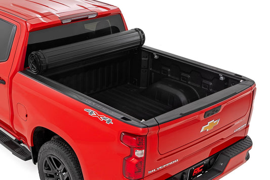 Rough Country 50120580 Hard Roll Up Bed Cover | 5'10" Bed | Chevy/GMC Sierra 1500 (19-26)/Silverado 1500 (19-26)