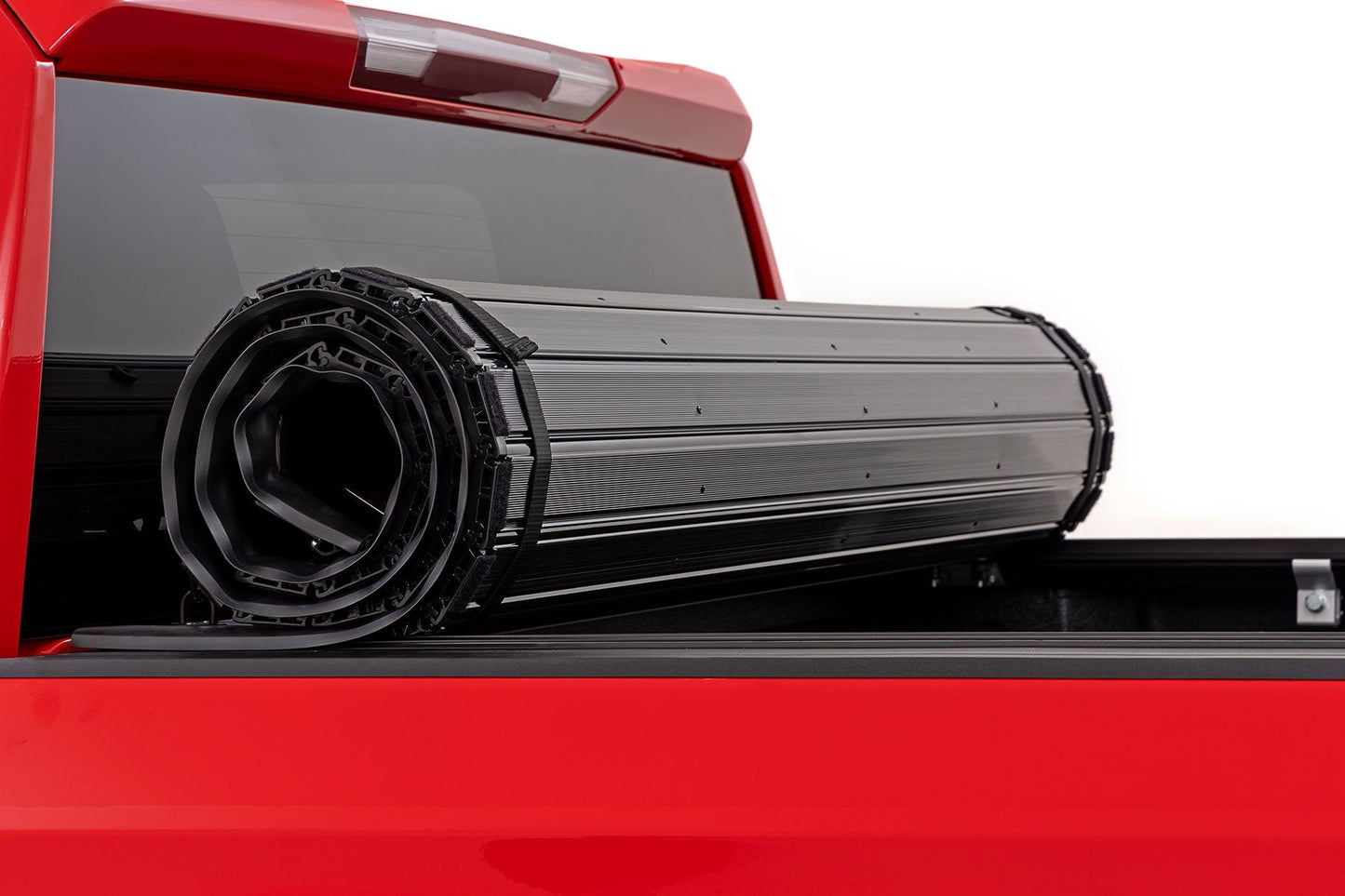 Rough Country 50210650 Hard Roll Up Bed Cover | 6'7" Bed | Chevy/GMC Sierra 1500 (19-26)/Silverado 1500 (19-26)